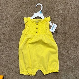 Carter yellow bloom dress 18months